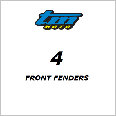 TM Racing Front Fender - 2012>2021 Options