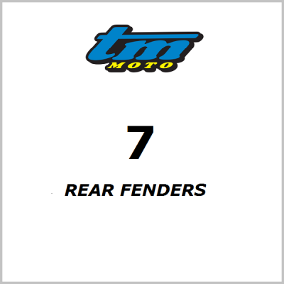 TM Racing Rear Fender 2015>2021