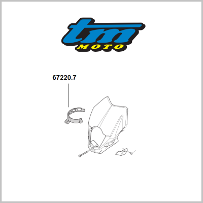 TM Racing: Headlight Fixing Rubber Strap - 67220.7