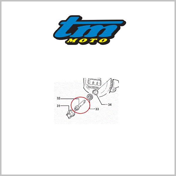 TM Racing Water Pump Shaft - 28002
