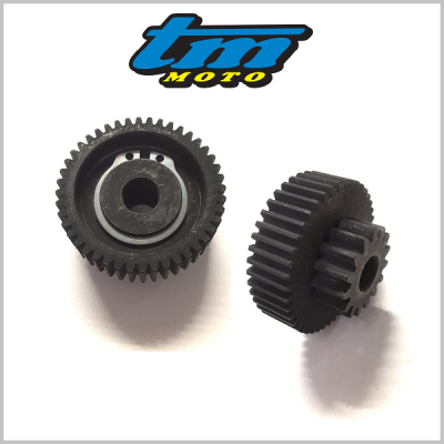 TM Racing Electric Start 'Double' Gear: 40224 (Supercedes F40839)