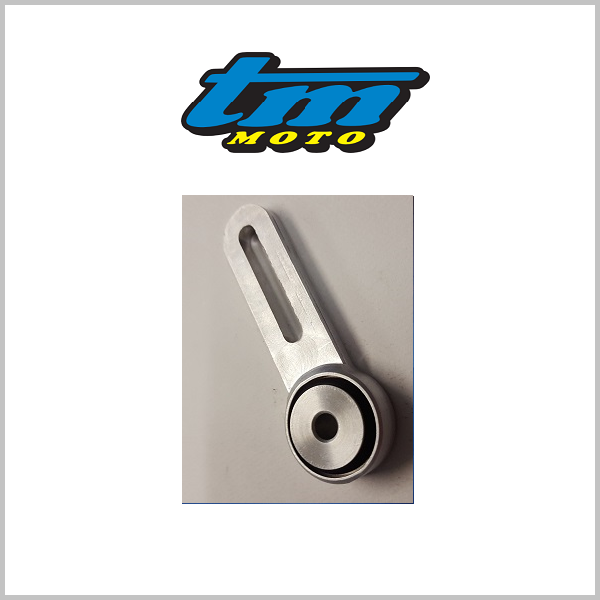 Billet Exhaust Damper Mount for TM Racing Machines (Replaces 'Front Type' Rear Mount On Pre' 2000 Steel Frame Machines)