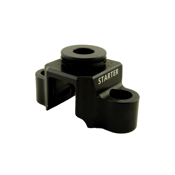 SAM Racing Parts: Starter Button Aluminium Housing - Black