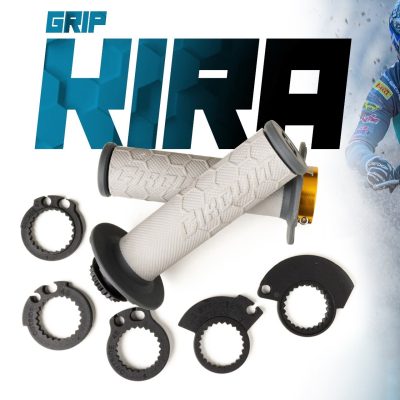 Circuit Equipment: Kira 'Lock-On' Grip - Light Grey.