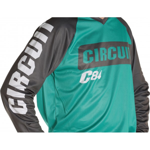 Circuit Equipment: Marea Shirt - Water Green / Grey / White : 237
