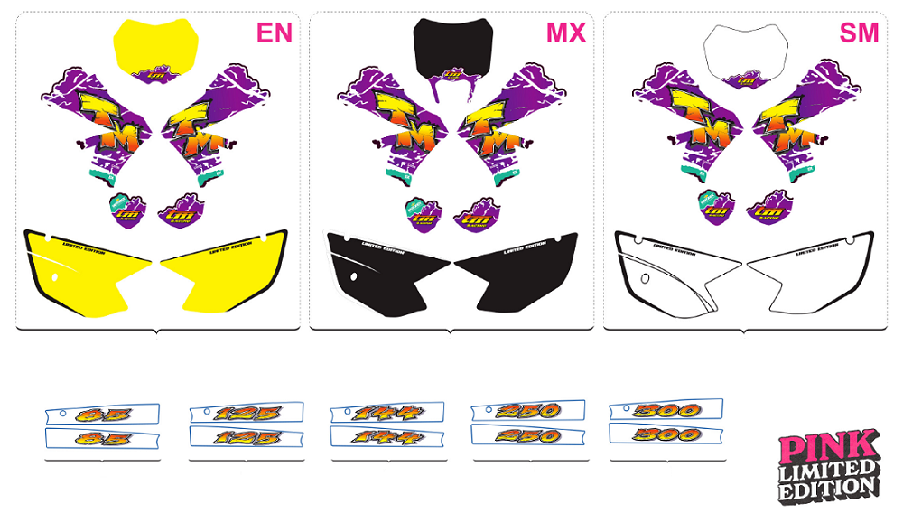 'Pink Edition' - Decal Kits : MX / EN / SM - Image 3