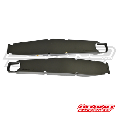 BOANO TM by Polisport: Swing-Arm Protectors. MX / EN Adult Models. M.2015>. Black / Blue