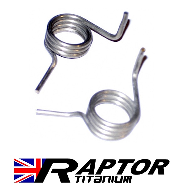 Raptor Titanium: Replacement Footrest Springs. Apex/Edge. 2022>