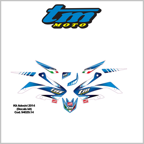 TM Racing Genuine Decal Kits - Adult Machines: 2008>2014