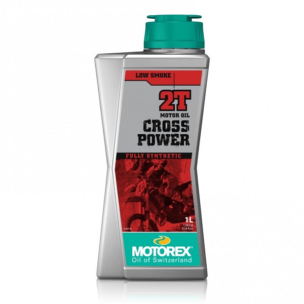 MOTOREX: CROSSPOWER 2T - FULLY SYNTHETIC PRO PERFORMANCE - 1L