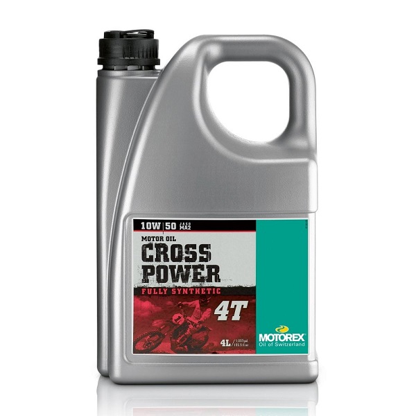 MOTOREX: CROSSPOWER 4T - FULLY SYNTHETIC PRO PERFORMANCE - 4L
