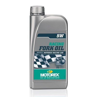 MOTOREX: RACING FORK OIL 3D RESPONSE TECHNOLOGY. 5W - 1L