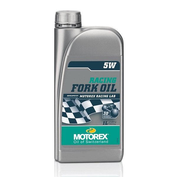 MOTOREX: RACING FORK OIL 3D RESPONSE TECHNOLOGY. 5W - 1L